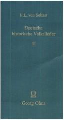 Deutsche historische Volkslieder by Friedrich Leonard von Soltau cover