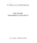 Deutsche Apotheken-Fayencen by Wolfgang Hagen Hein cover