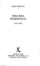 Tercera residencia, 1935-1945