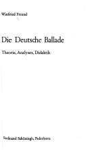 Die deutsche Ballade by Winfried Freund cover