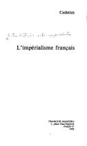 L' imperialisme français by Cedetim. cover