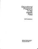 Educational programs in the health field