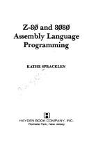 Z-80 and 8080 assembly language programming