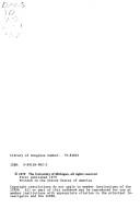 Decision-related research on the organization of service delivery systems in metropolitan areas