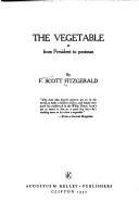 The vegetable, or, From president to postman