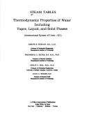 Steam Tables: Thermodynamic Properties of Water Including Vapor, Liquid and Solid Phases