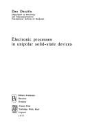 Electronic processes in unipolar solid-state devices