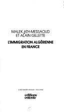 L' immigration algérienne en France by Abdelmalek Sayad cover