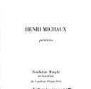 Henri Michaux by Henri Michaux cover