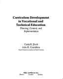 Curriculum development in vocational and technical education