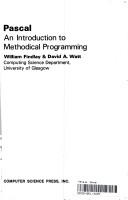 Pascal, an introduction to methodical programming