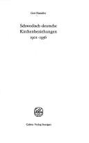 Schwedisch-deutsche Kirchenbeziehungen 1901-1936 by Gert Haendler cover