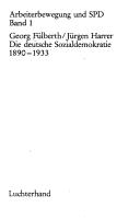 Die deutsche Sozialdemokratie 1890-1933 by Georg Fülberth cover