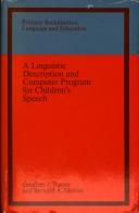A linguistic description and computer program for children's speech