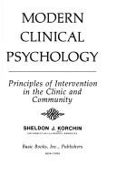 Modern clinical psychology