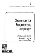 Grammars for programming languages by J. Craig Cleaveland cover