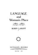 Language and woman's place