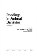 Readings in animal behavior by Thomas E. McGill cover
