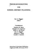 Program budgeting for school district planning