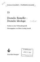 Deutsche Bestseller, deutsche Ideologie by Heinz Ludwig Arnold cover