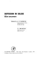 Diffusion in solids: recent developments