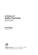 A history of modern psychology