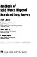 Handbook of solid waste disposal