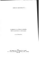 Le Français de la région de Montréal by  cover