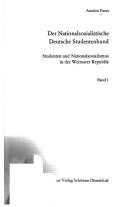 Der Nationalsozialistische Deutsche Studentenbund by Anselm Faust cover