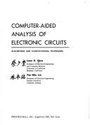 Computer-aided analysis of electronic circuits
