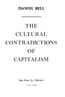 The cultural contradictions of capitalism