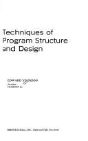 Techniques of program structure and design by Edward Yourdon cover