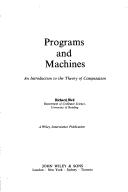 Programs and machines