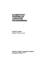 Elementary assembler language programming