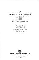 Of dramatick poesie