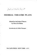 Federal theatre plays