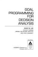 Goal programming for decision analysis