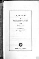 Lectures on female education and manners