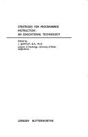 Strategies for programmed instruction