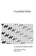 Crystalline solids