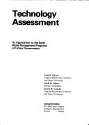 Technology assessment: its application to the solid waste management programs of Urban governments