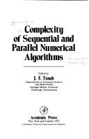 Complexity of sequential and parallel numerical algorithms
