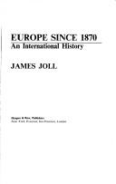 Europe since 1870