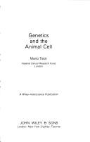 Genetics and the animal cell by Mario Terzi cover