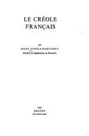 Le Créole français by Ioana Vintilă-Rădulescu cover