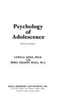 Psychology of adolescence