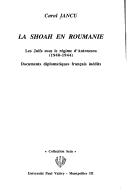 La Shoah en Roumanie by Carol Iancu cover