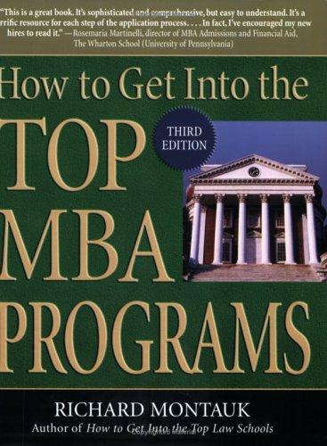 How to get into the top MBA programs