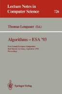 Algorithms--ESA '93