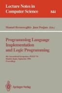 Programming language implementation and logic programming